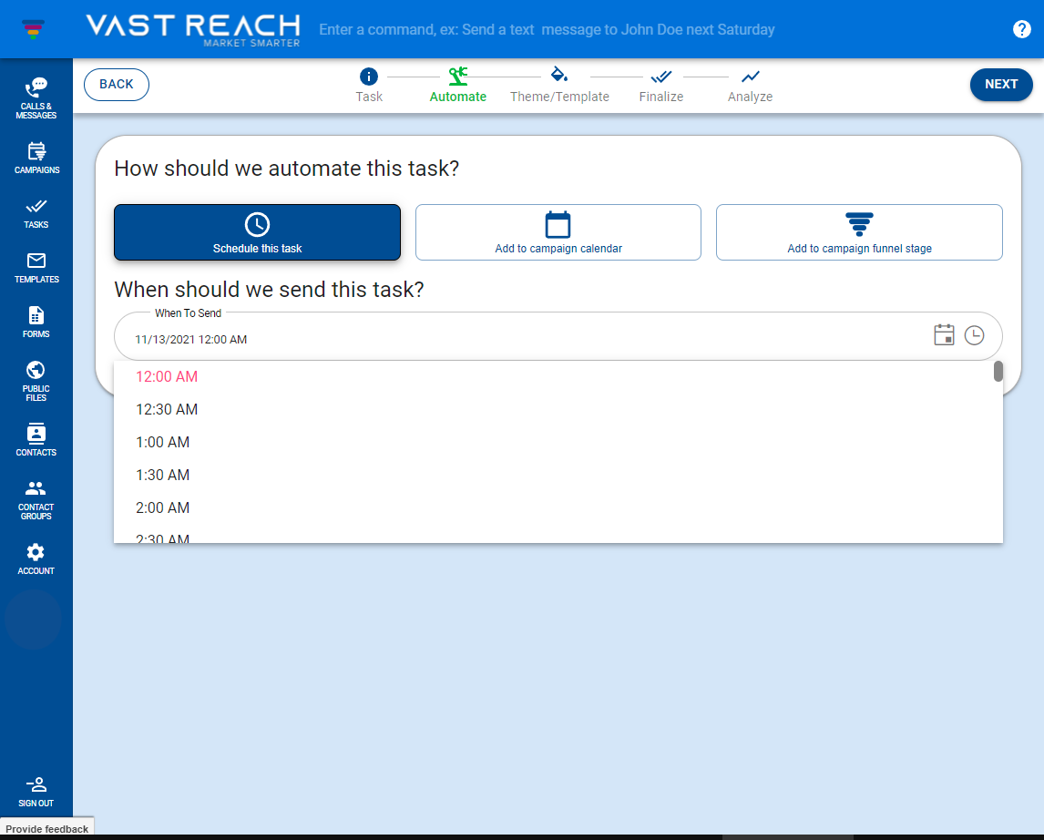 Automate Tasks