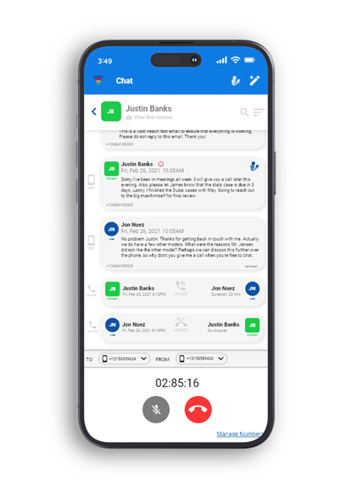 Manage Phone Numbers